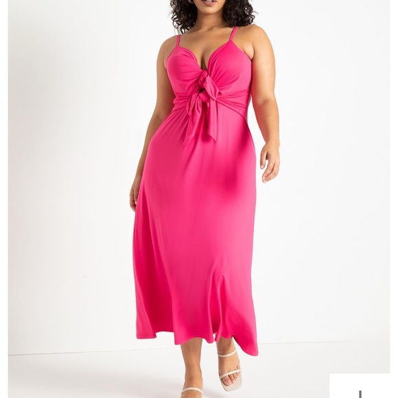 Eloquii Dresses & Skirts - Cutout tie detail dress(sale)